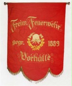 Fahne der FF Vorhalle